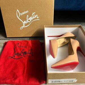 Christian Louboutin So Kate Patent Pointed-Toe Red Sole Pump